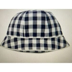 NWT Janie and Jack boys Gingham bucket hat 12-18 months